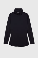 Women's Roll Neck Top – Micro Modal, Six Colours, UK 8-18