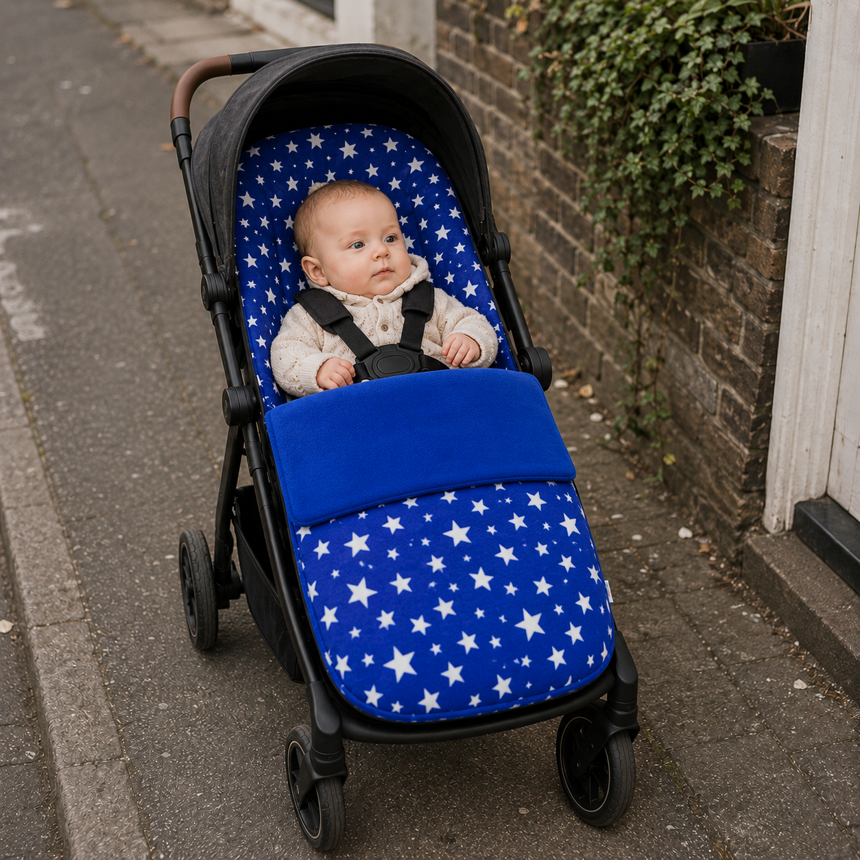 Fleece Pushchair Footmuff – Universal Cosy Toes, Four Prints