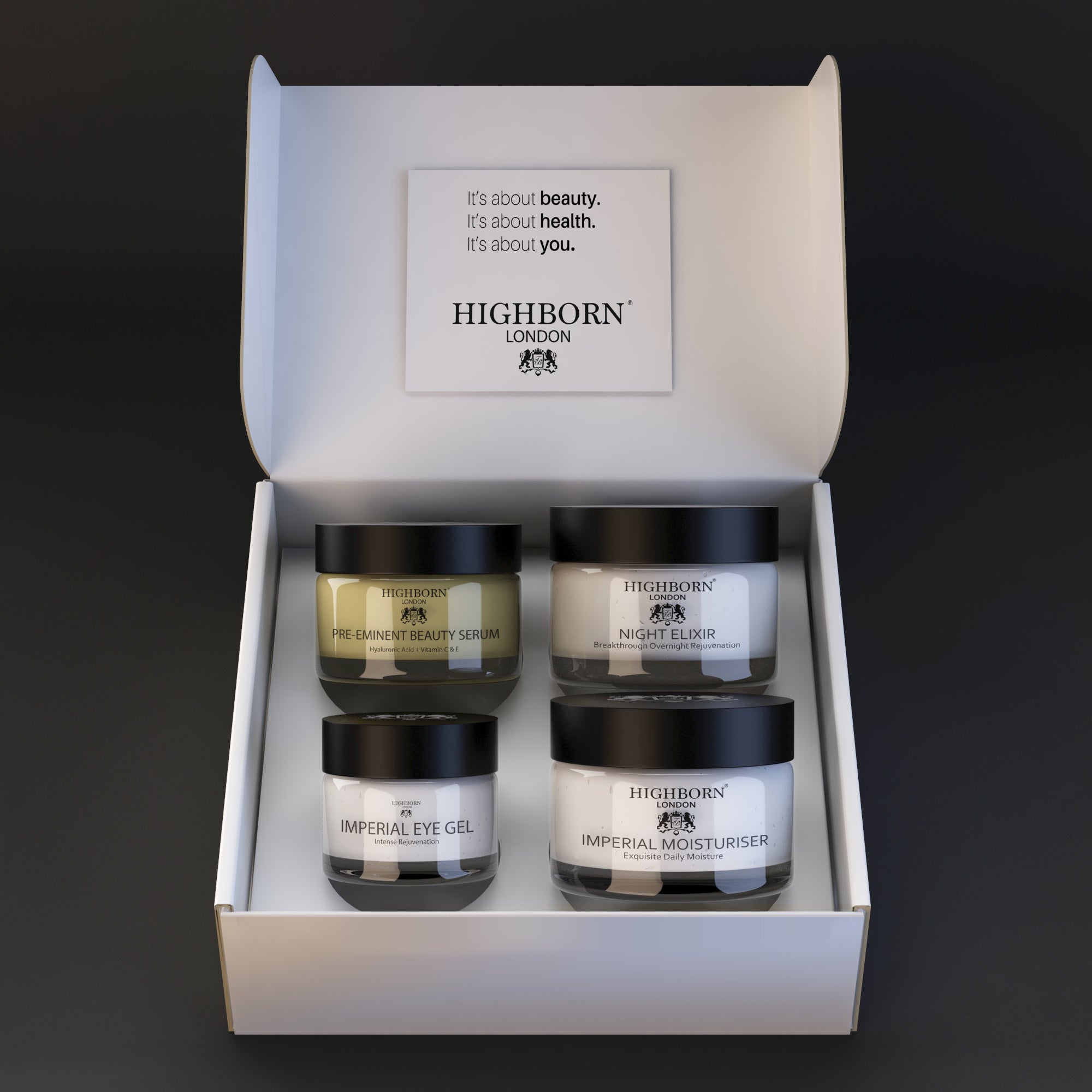 Four Phase Day & Night Set – Serum, Eye Gel, Moisturiser & Night Cream