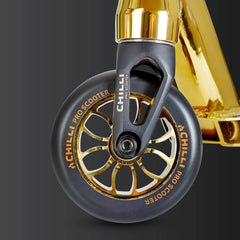 Chilli Reaper Stunt Scooter – Gold, Ages 8–12, Upgradable to 120mm
