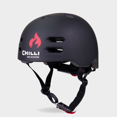 Chilli Stunt Scooter Helmet – Black, Sizes S–L, Magnetic Buckle