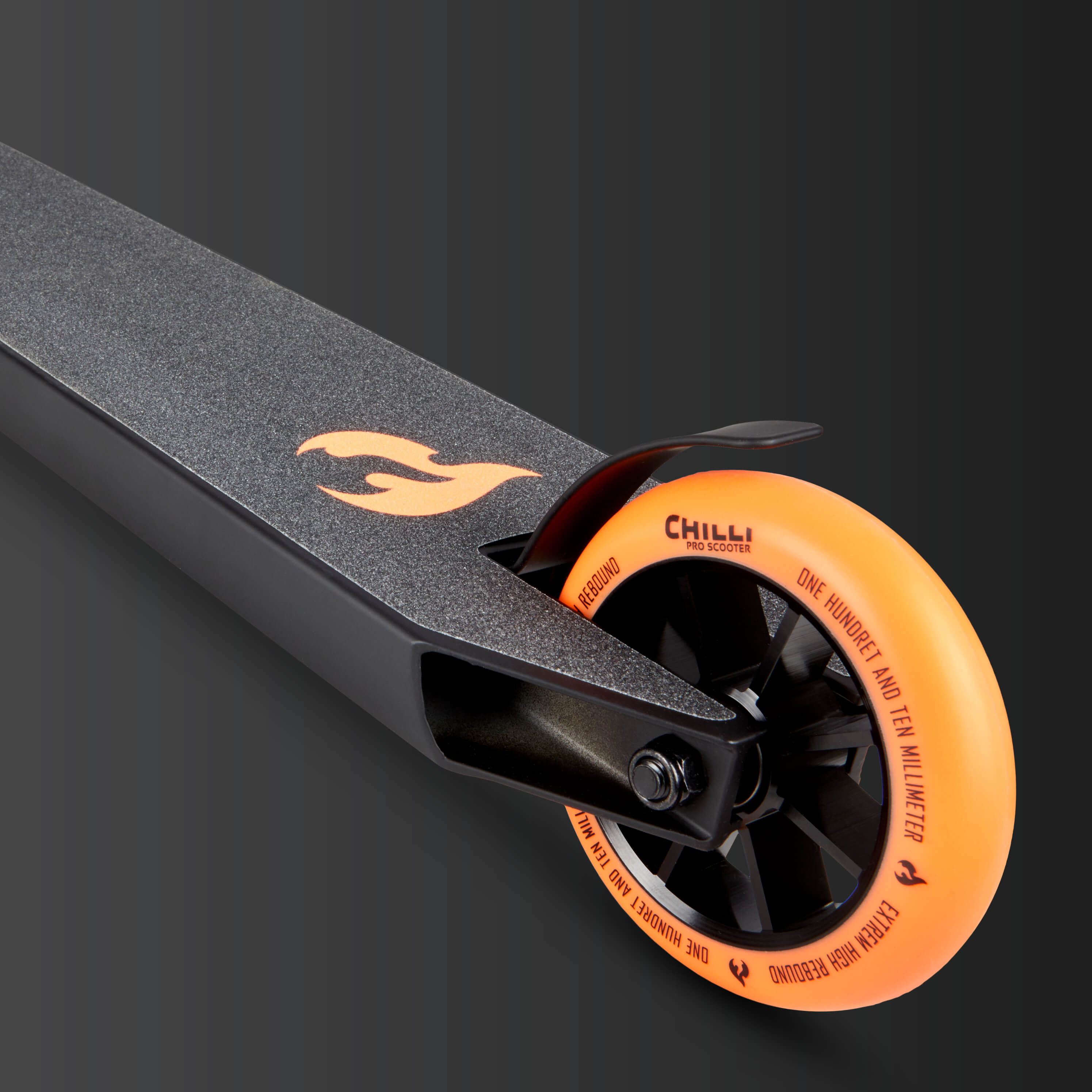 Chilli Base Stunt Scooter – Orange, Ages 5–9, Longer Deck