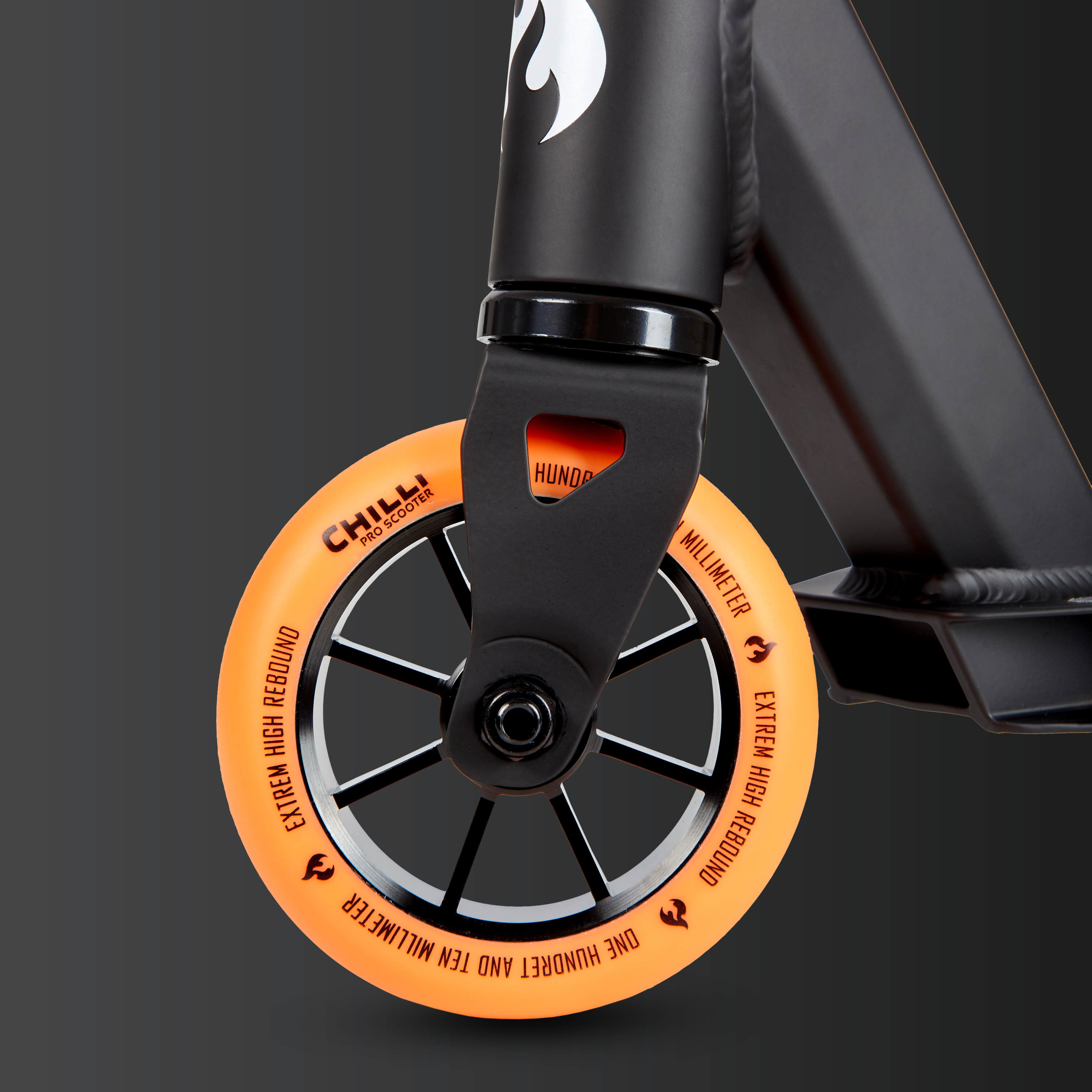 Chilli Base Stunt Scooter – Orange, Ages 5–9, Longer Deck