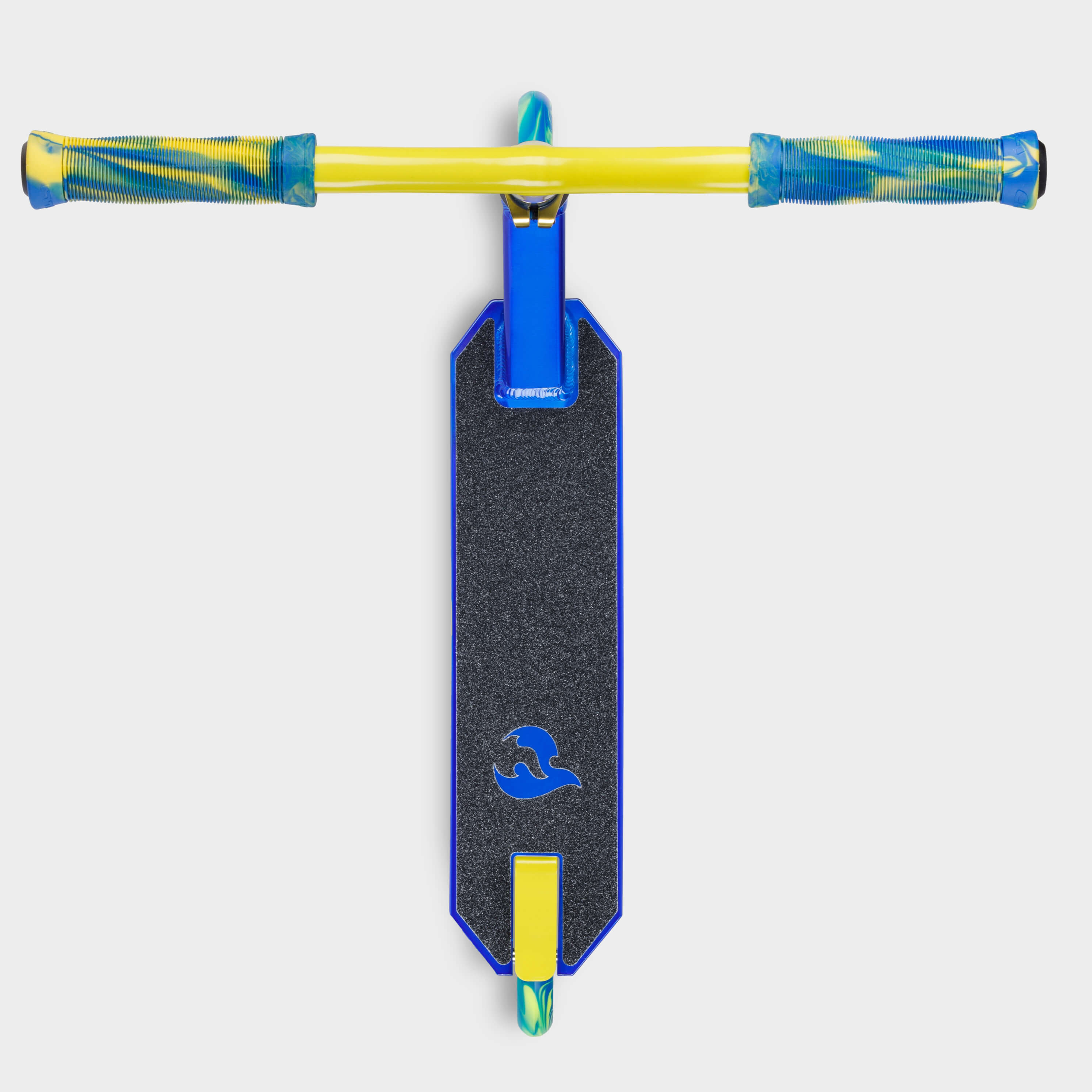 Chilli Base Jumpstart Stunt Scooter – Blue/Yellow, Ages 5–9