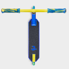 Chilli Base Jumpstart Stunt Scooter – Blue/Yellow, Ages 5–9
