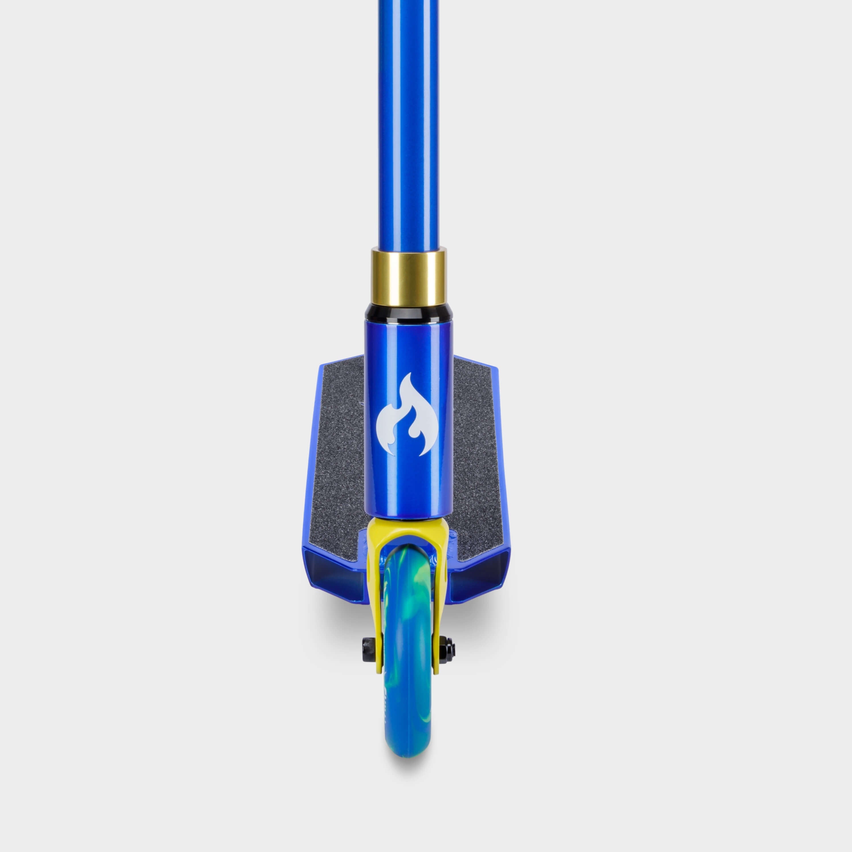 Chilli Base Jumpstart Stunt Scooter – Blue/Yellow, Ages 5–9
