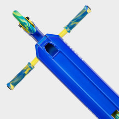Chilli Base Jumpstart Stunt Scooter – Blue/Yellow, Ages 5–9