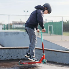 Chilli Base Jumpstart Stunt Scooter – Red/Teal, Ages 5–9
