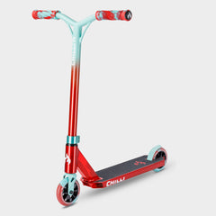 Chilli Base Jumpstart Stunt Scooter – Red/Teal, Ages 5–9