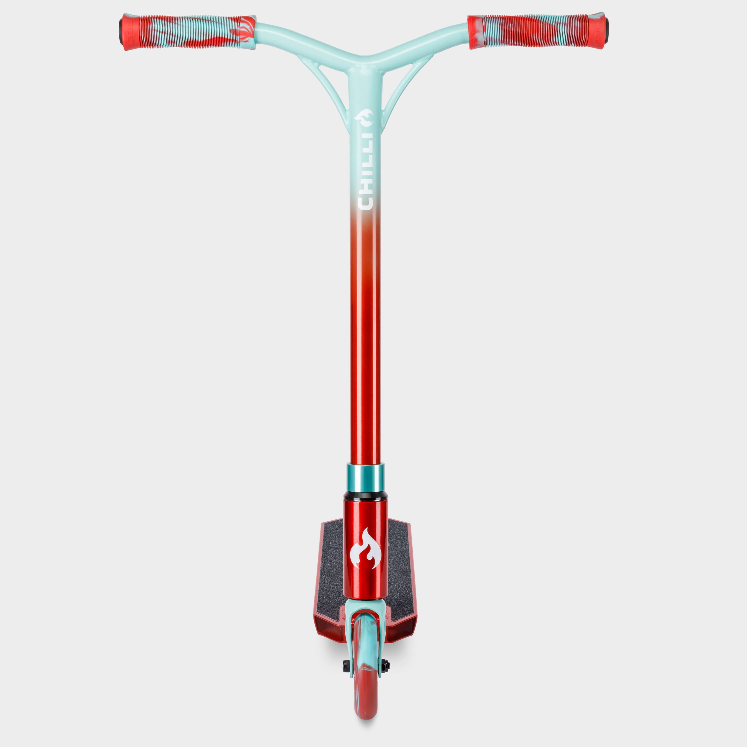 Chilli Base Jumpstart Stunt Scooter – Red/Teal, Ages 5–9