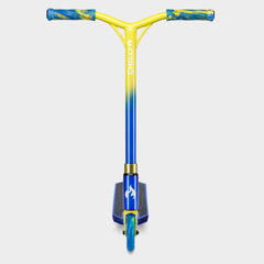 Chilli Base S Jumpstart Stunt Scooter – Blue/Yellow, Ages 5–9, 3.2kg