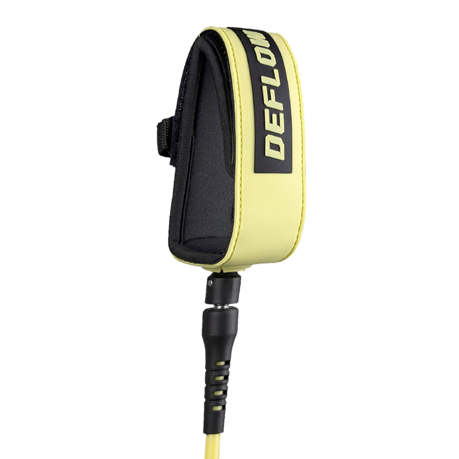 Deflow Core Surf Leash, 5 ft to 9 ft Lengths