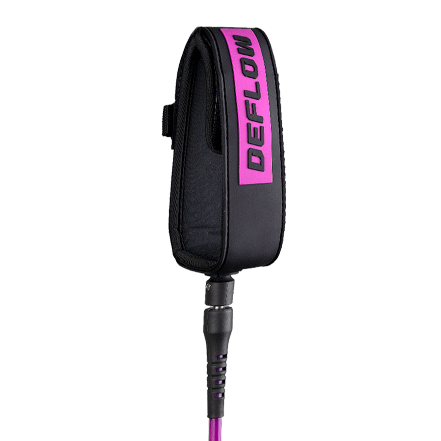 Deflow Core Surf Leash, 5 ft to 9 ft Lengths