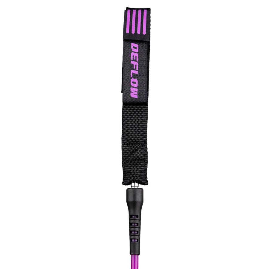 Deflow Core Surf Leash, 5 ft to 9 ft Lengths
