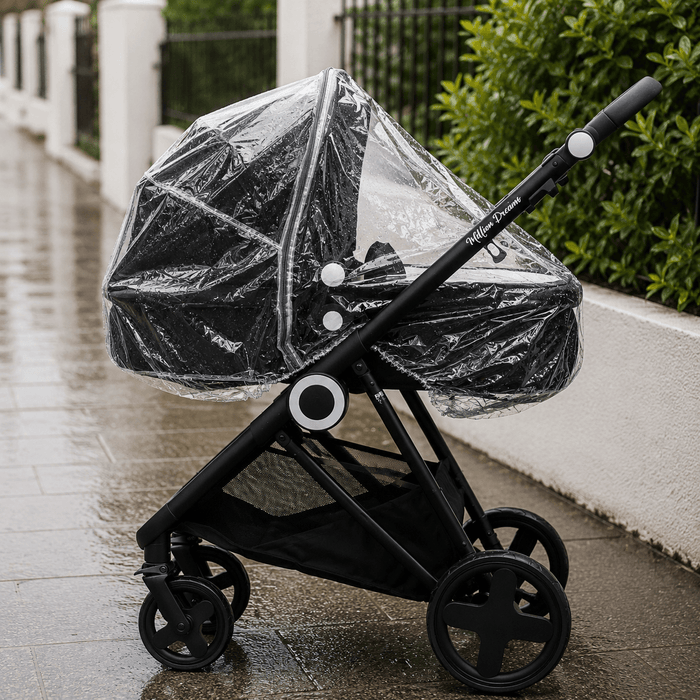Universal Raincover for 2-in-1 Prams, Fits All Models
