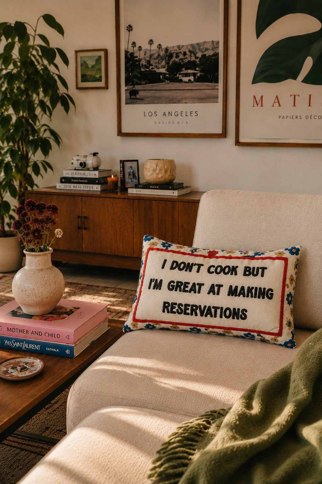 I Don't Cook But I'm Great At Making Reservations Cushion – 45cm