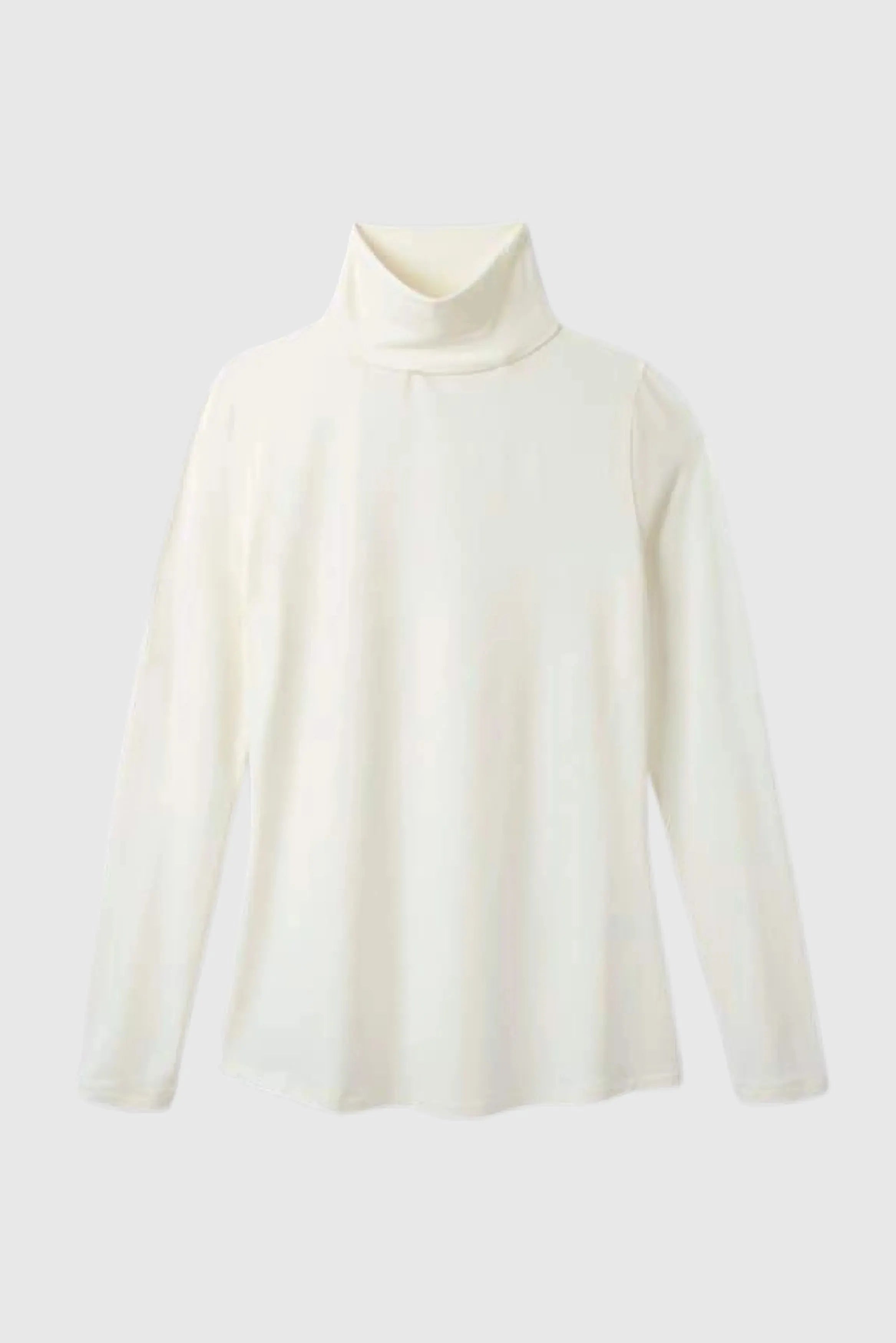 Women's Roll Neck Top – Micro Modal, Six Colours, UK 8-18