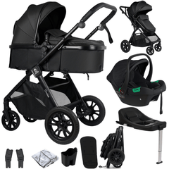 Cruise 3-in-1 Travel System with ISOFIX Base – Eclipse Black, Birth to 4 Years
