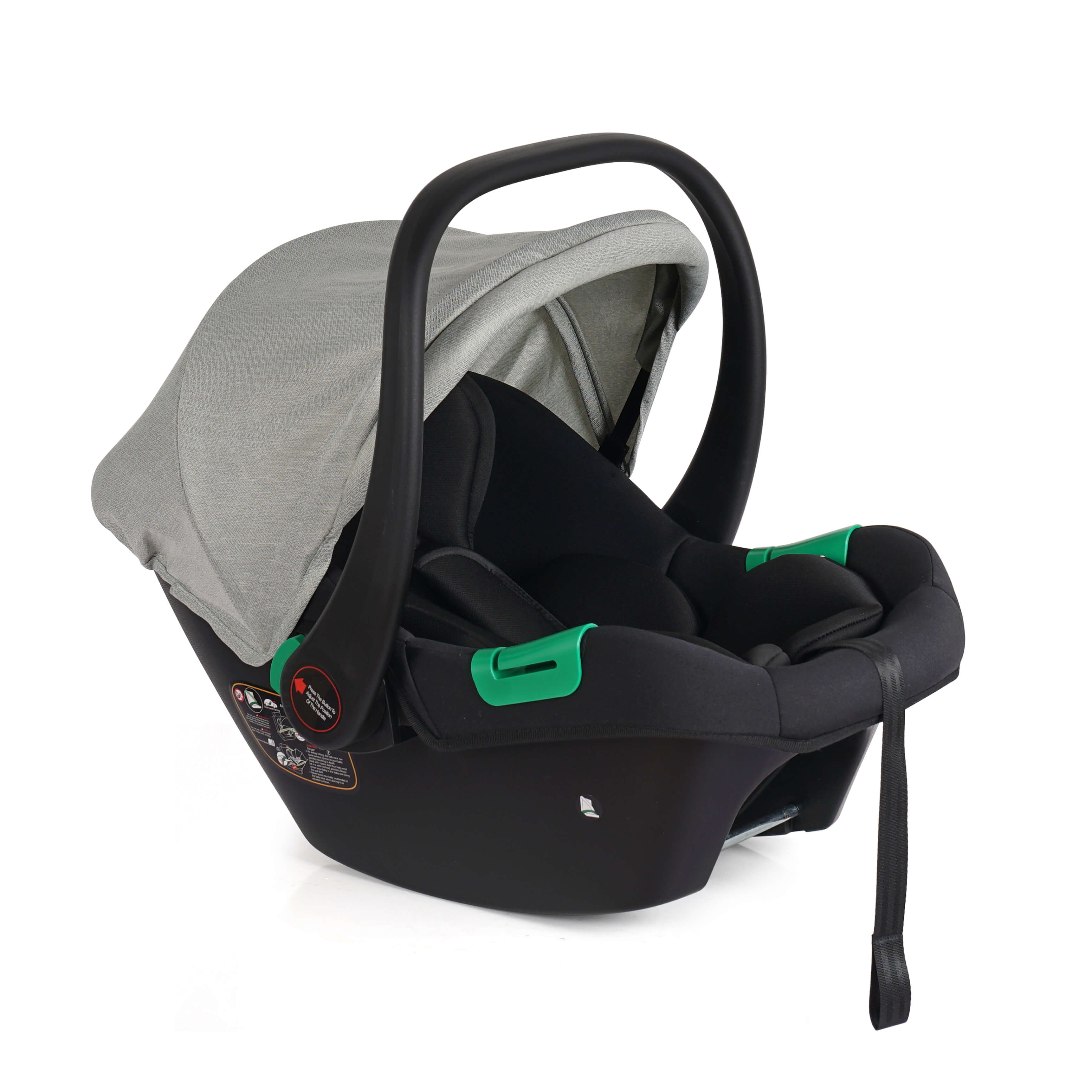 Cruise 3-in-1 Travel System with ISOFIX Base – Pebble Sage, Birth to 4 Years