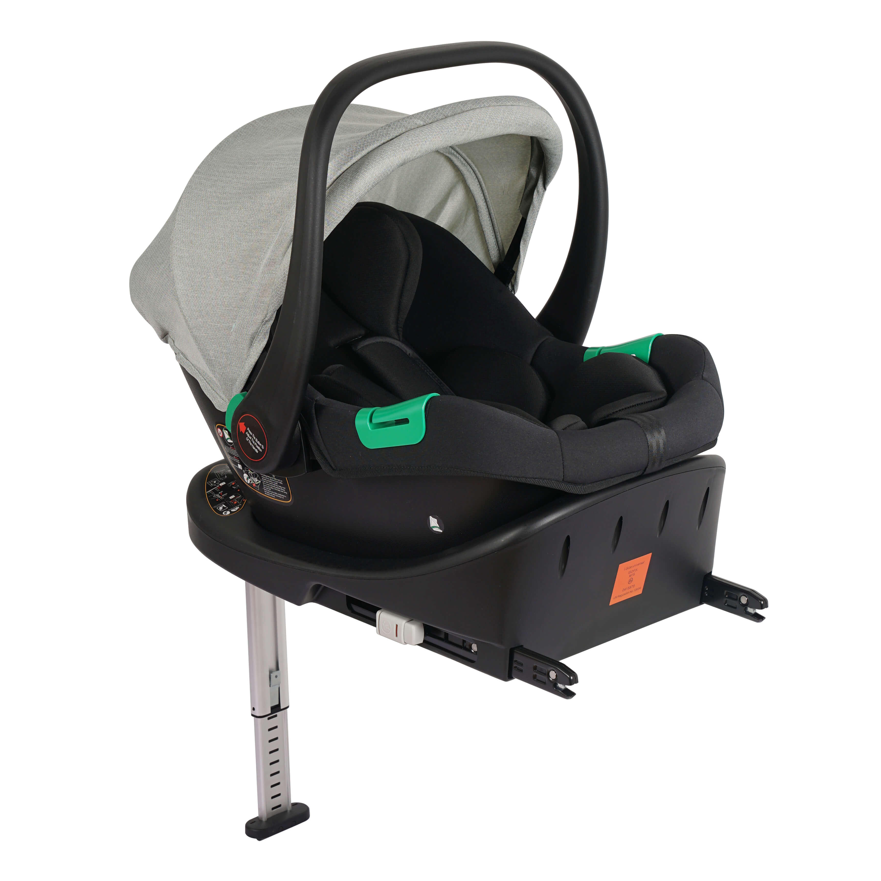 Cruise 3-in-1 Travel System with ISOFIX Base – Pebble Sage, Birth to 4 Years