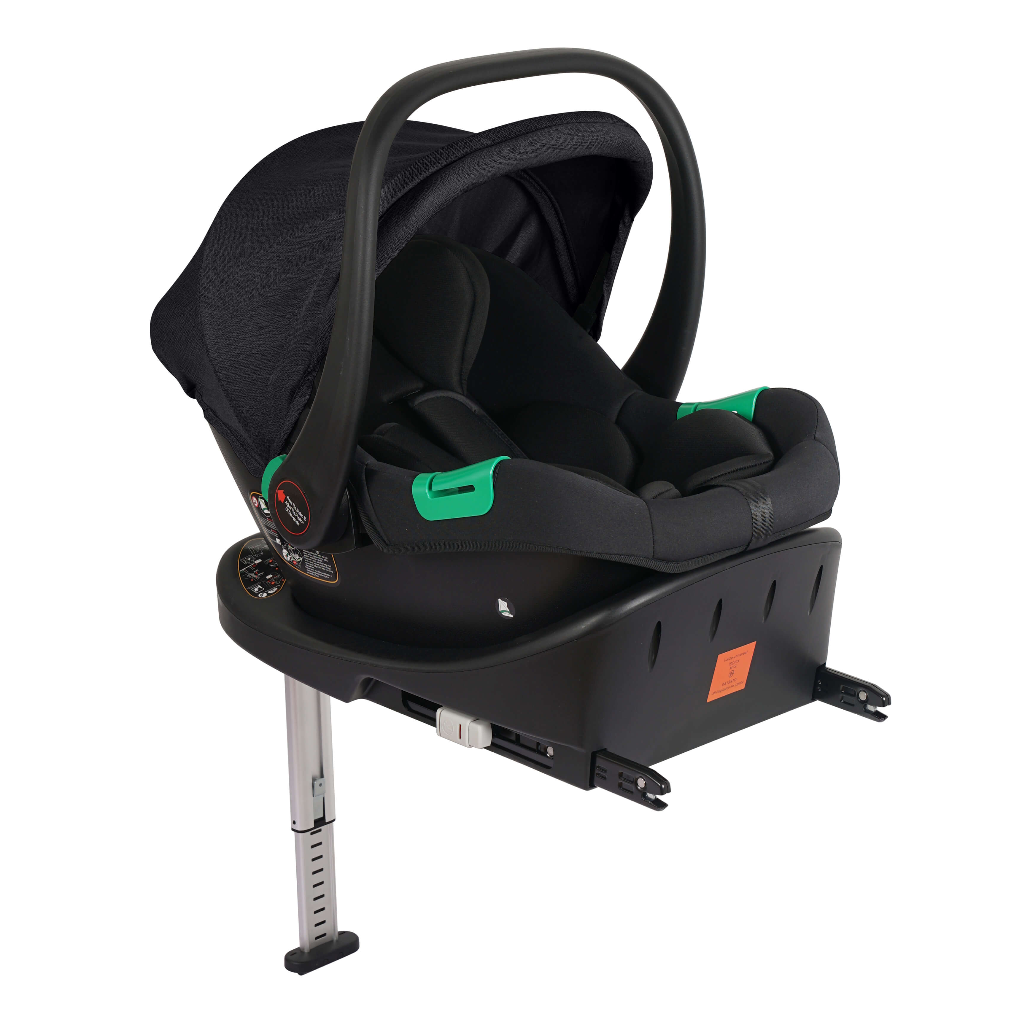 Cruise 3-in-1 Travel System with ISOFIX Base – Eclipse Black, Birth to 4 Years