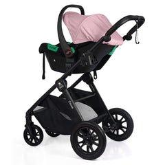 Cruise 3-in-1 Travel System with ISOFIX Base – Blush Rose, Birth to 4 Years