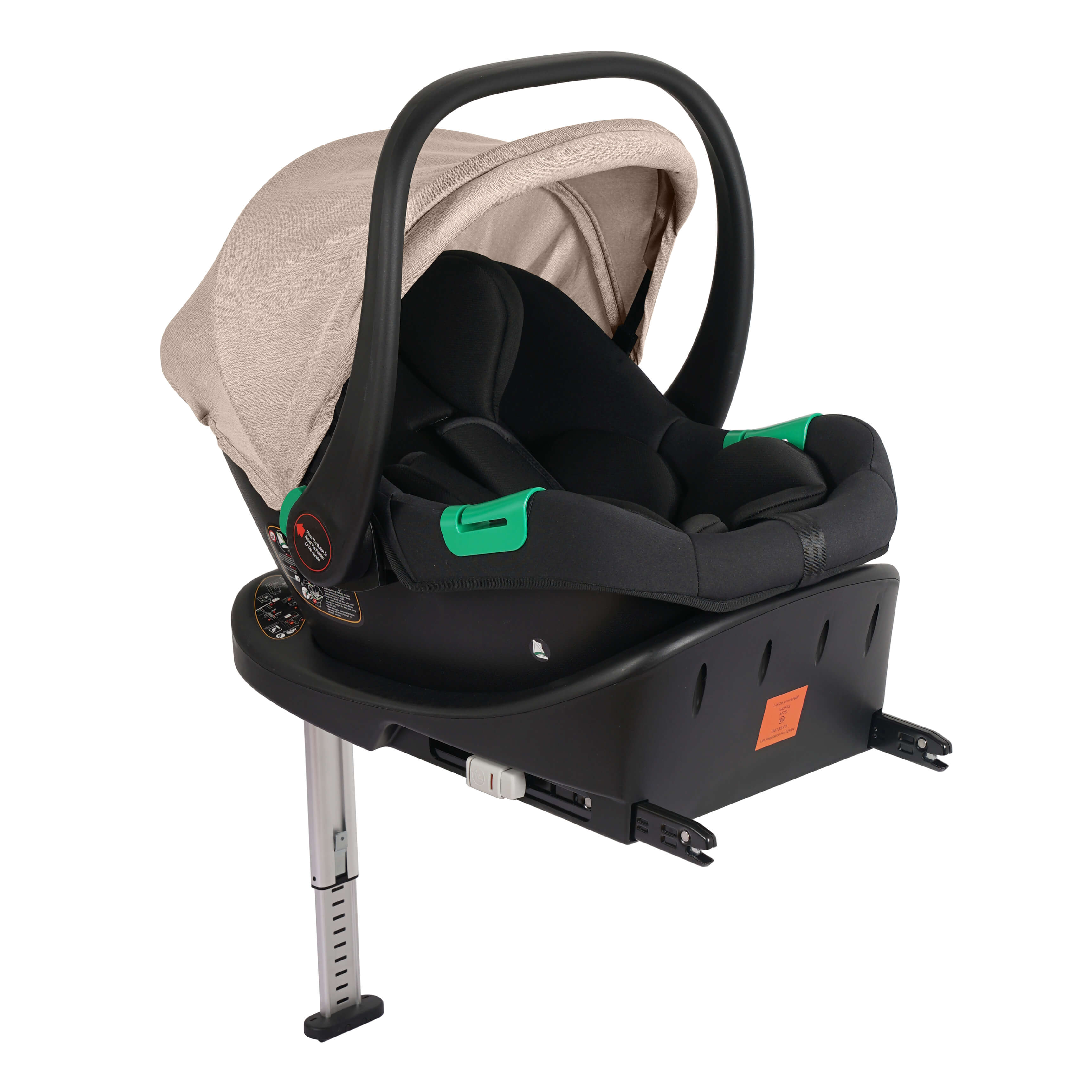 Cruise 3-in-1 Travel System with ISOFIX Base – Dune Beige, Birth to 4 Years