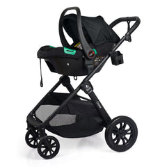 Cruise 3-in-1 Travel System with ISOFIX Base – Eclipse Black, Birth to 4 Years