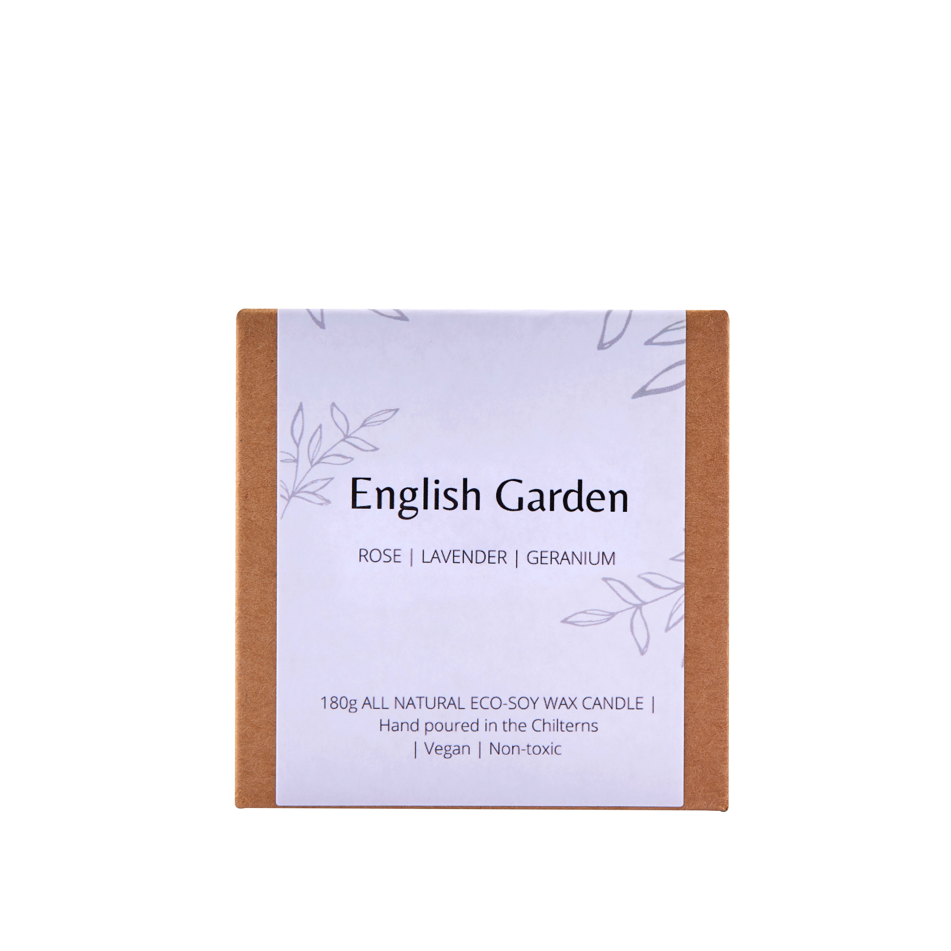 Eco Soy Wax Candle 180g – Hand Poured in England, Five Scents