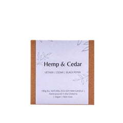 Eco Soy Wax Candle 180g – Hand Poured in England, Five Scents