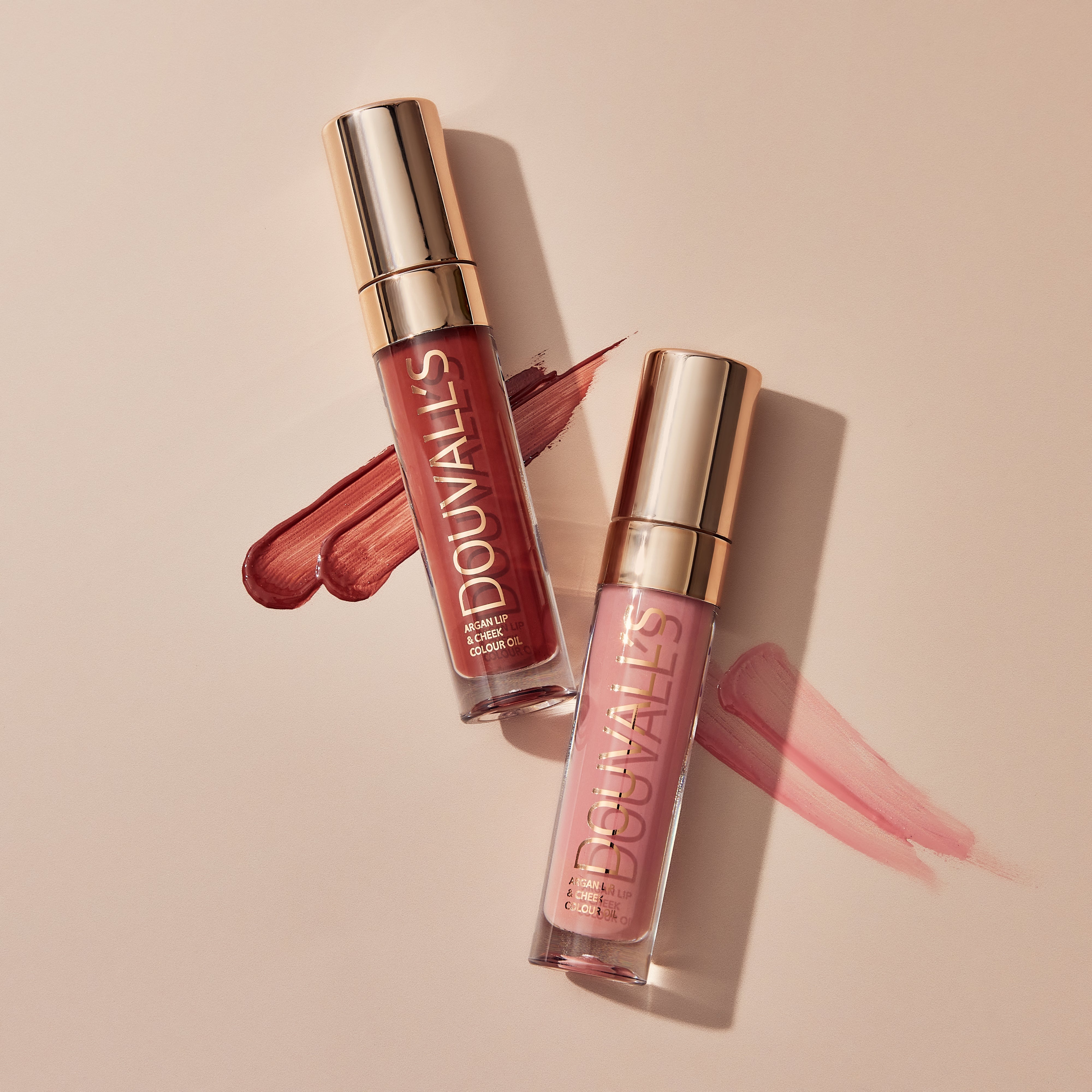 Argan Lip & Cheek Colour Oil – Six Shades, Non-Greasy Tint
