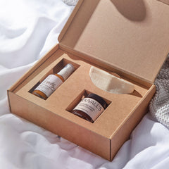 Rescue Ritual Gift Set – Argan Cream Cleanser, Milky Argan Active & Muslin Cloth