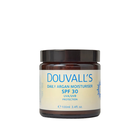 Argan Daily Moisturiser SPF30 100ml Jar – Mineral Zinc Oxide Sunscreen