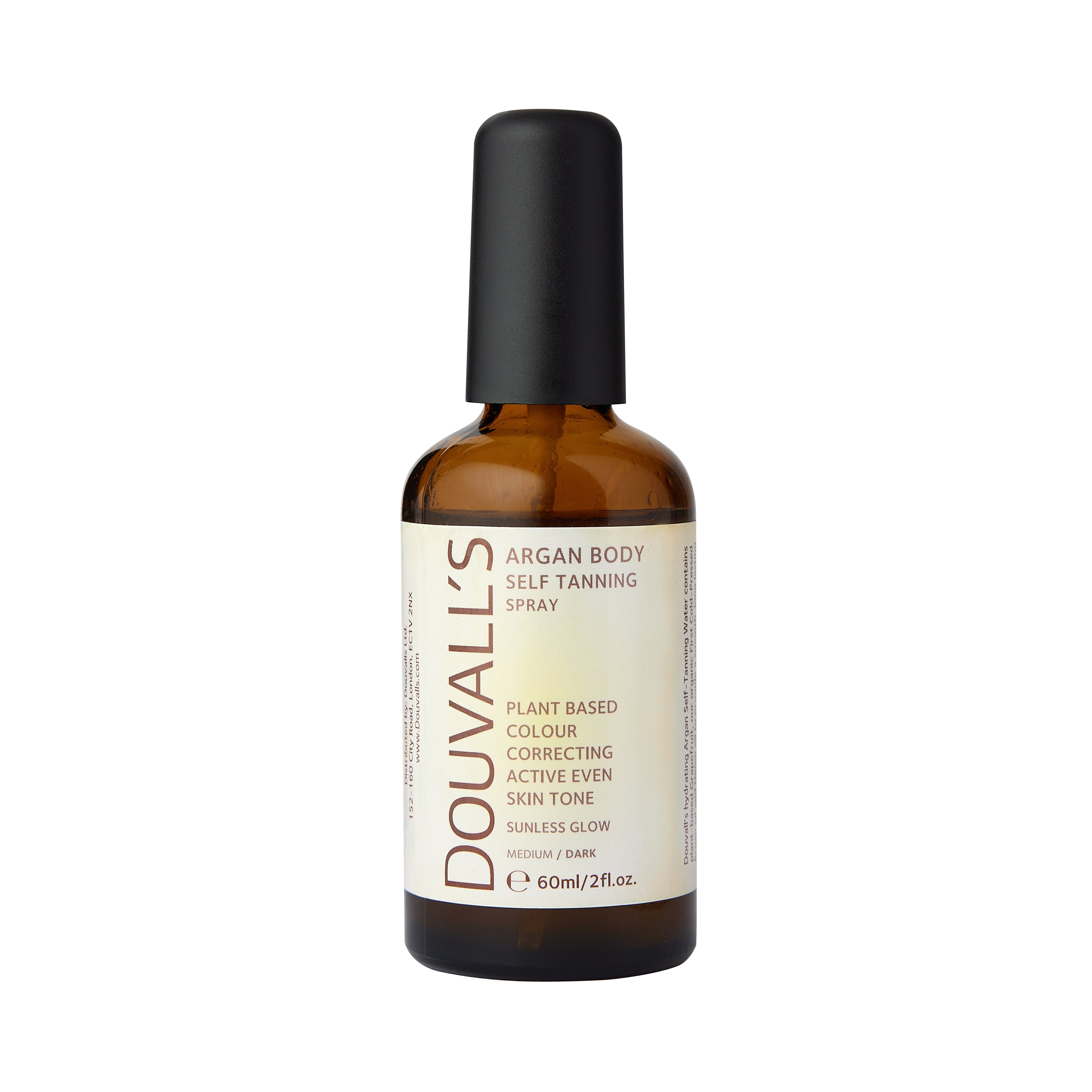 Argan Self Tanning Body Spray 60ml – No Guide Colour, Two Shades