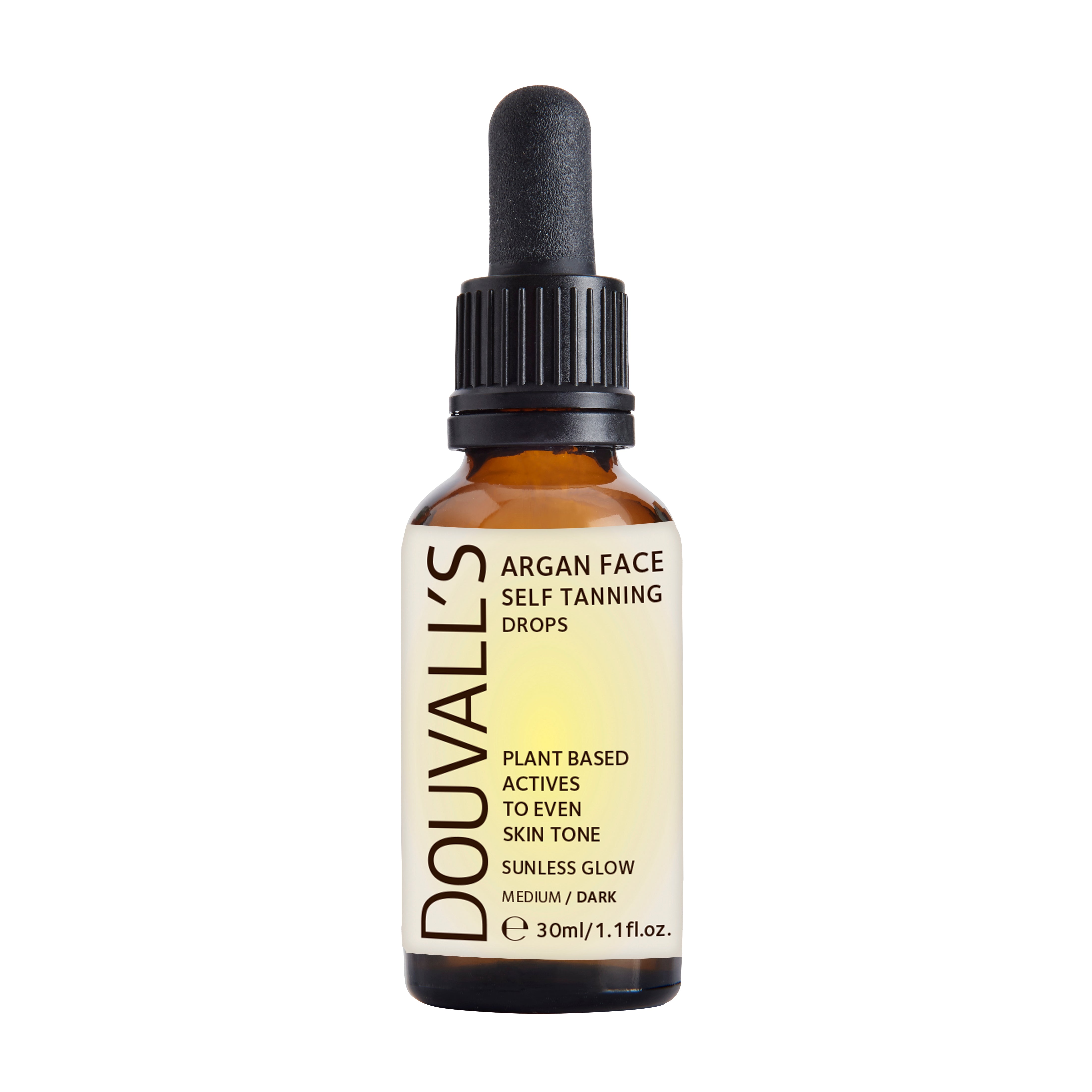 Argan Self Tanning Face Drops 30ml – Mix Into Moisturiser, Two Shades