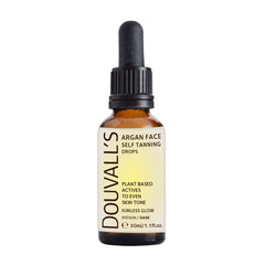 Argan Self Tanning Face Drops 30ml – Mix Into Moisturiser, Two Shades
