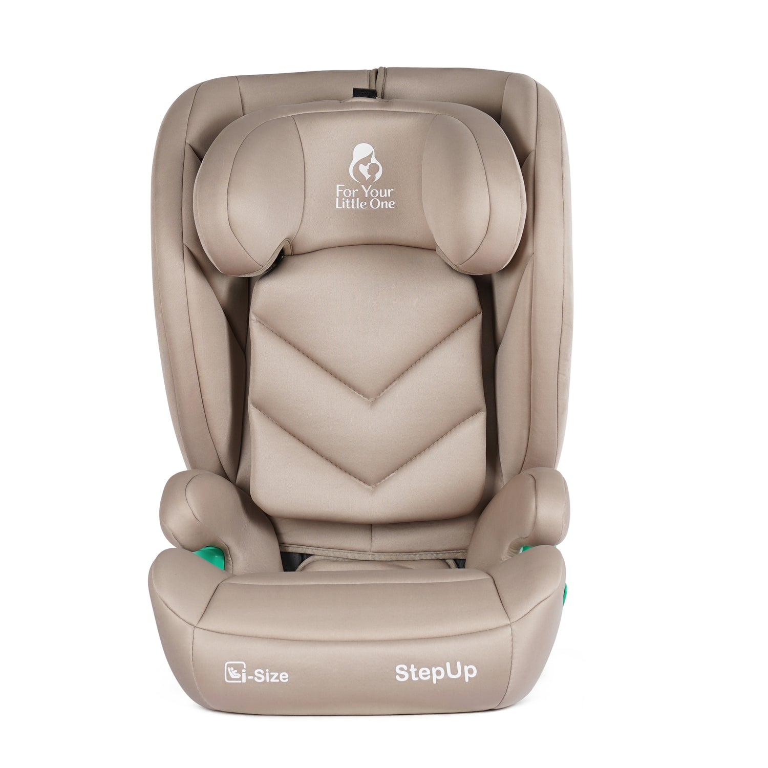 Stepup i-Size ISOFIX High-Back Booster – Latte Beige, 4-12 Years