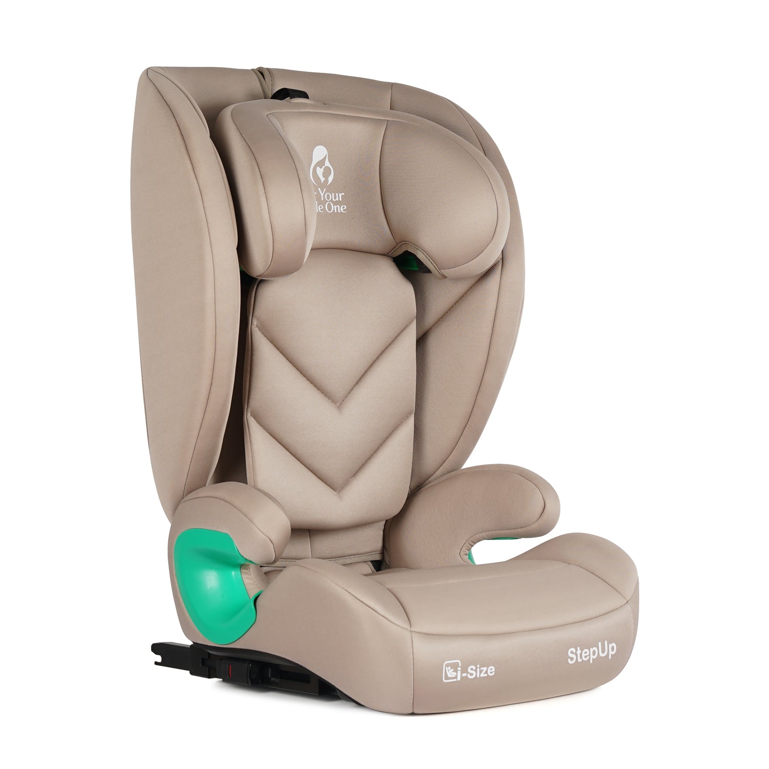 Stepup i-Size ISOFIX High-Back Booster – Latte Beige, 4-12 Years