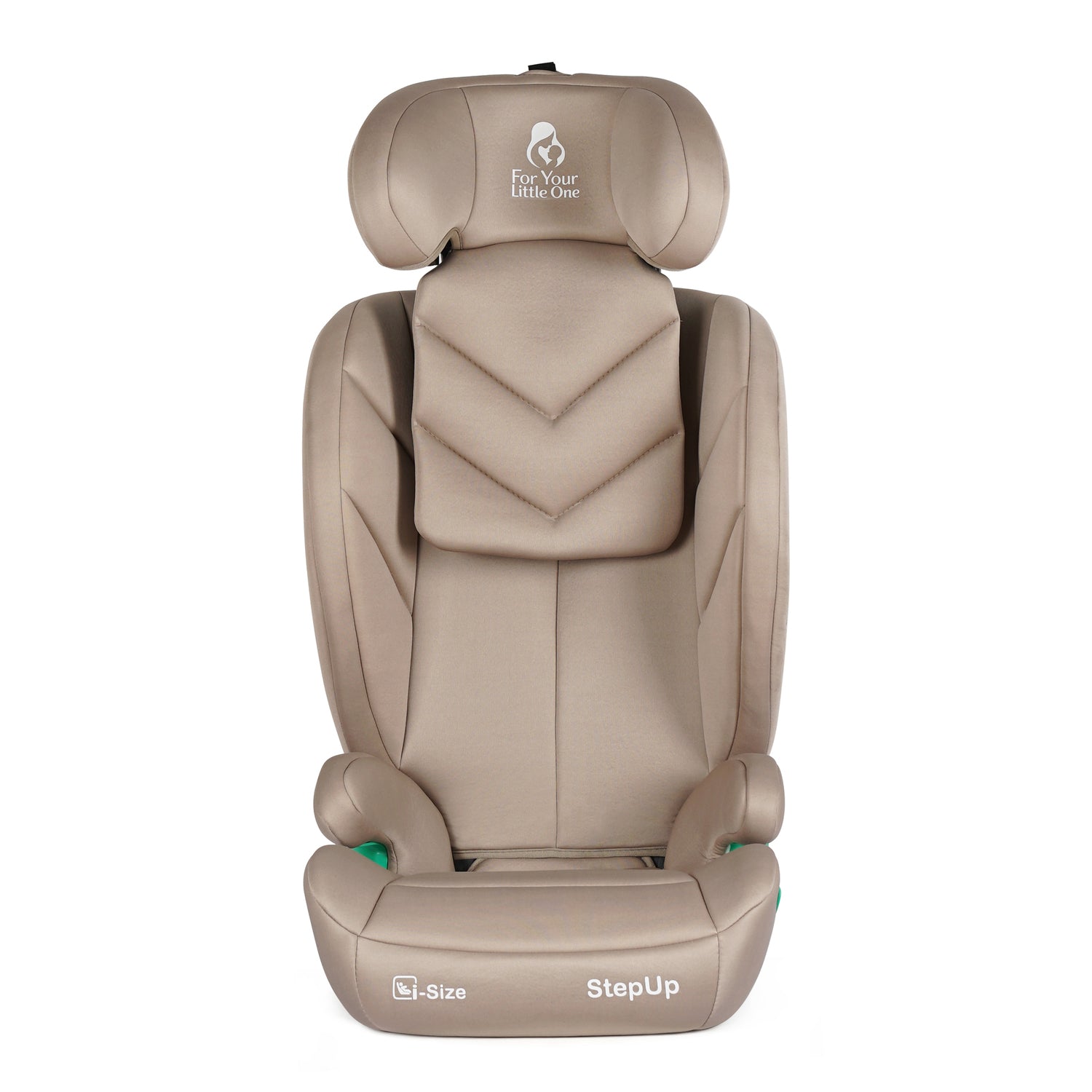 Stepup i-Size ISOFIX High-Back Booster – Latte Beige, 4-12 Years