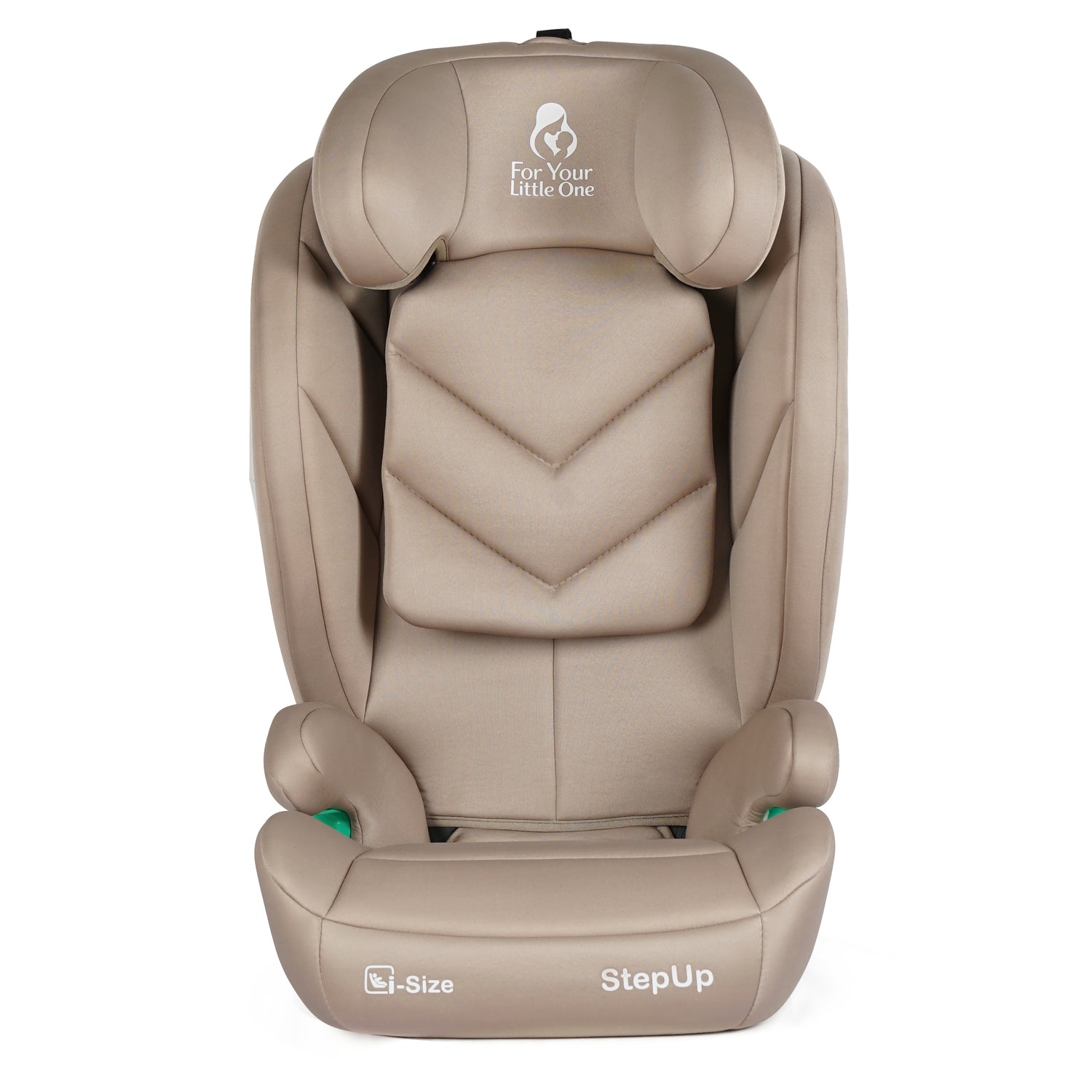 Stepup i-Size ISOFIX High-Back Booster – Latte Beige, 4-12 Years