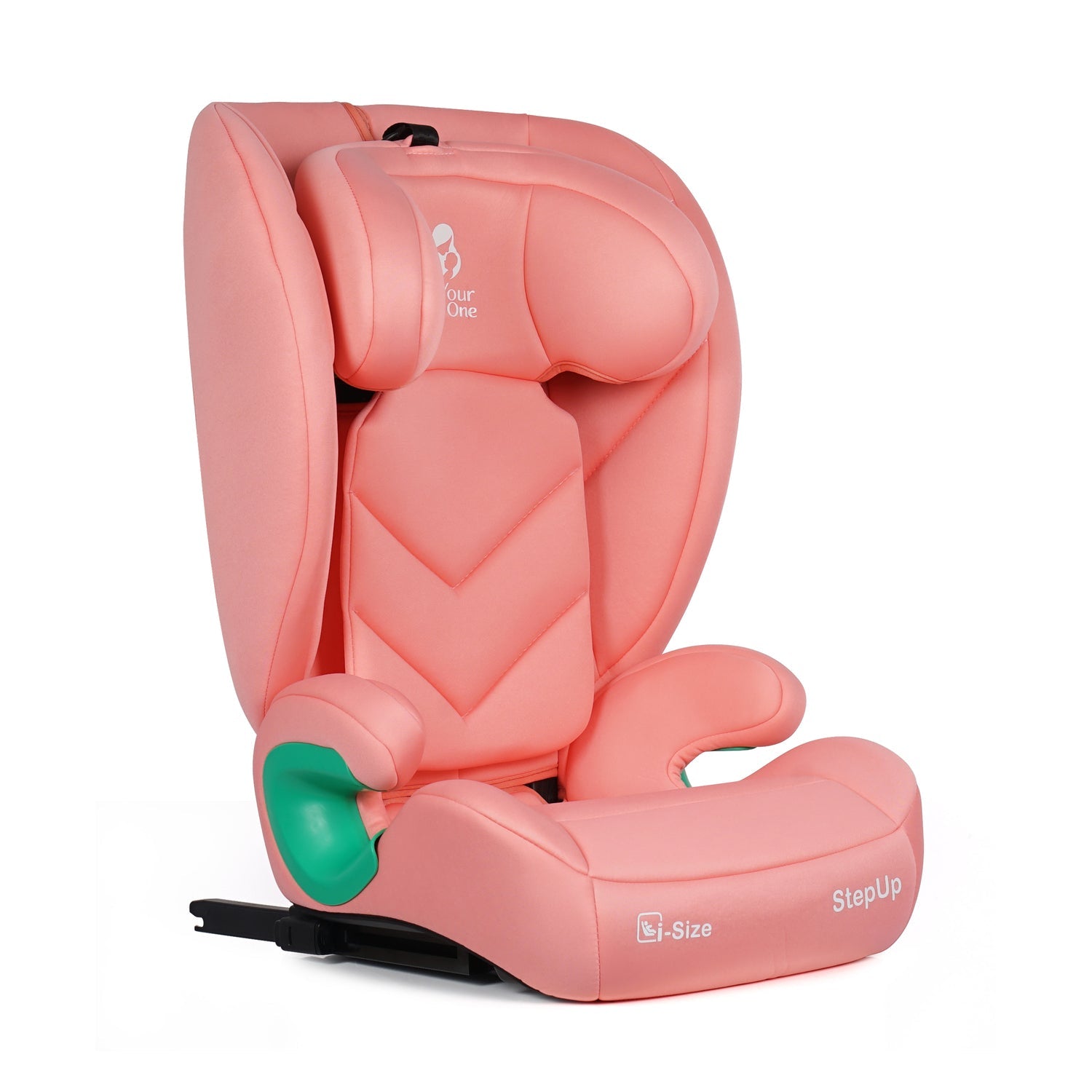 Stepup i-Size ISOFIX High-Back Booster – Blush Rose, 4-12 Years