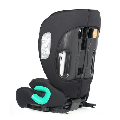 Stepup i-Size ISOFIX High-Back Booster – Midnight Black, 4-12 Years
