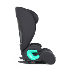 Stepup i-Size ISOFIX High-Back Booster – Midnight Black, 4-12 Years
