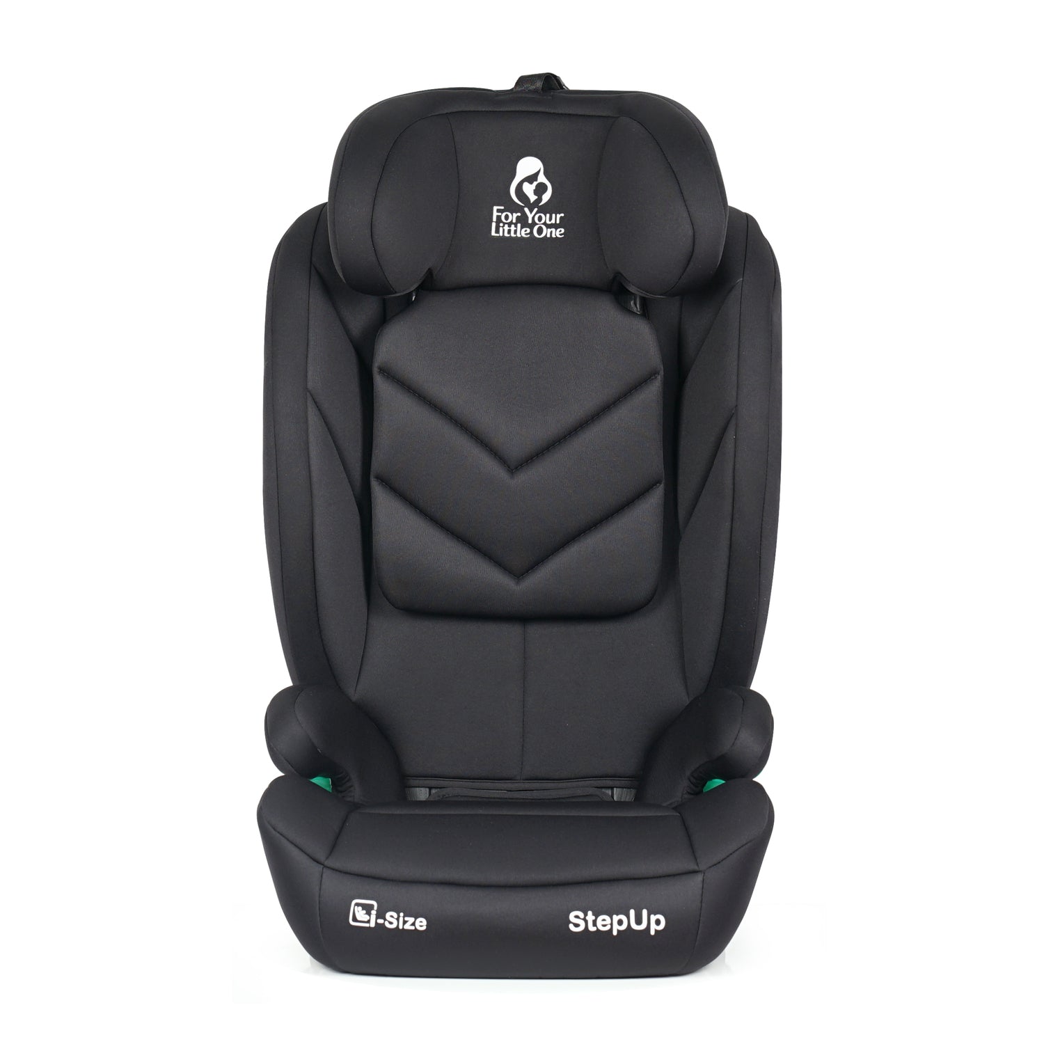 Stepup i-Size ISOFIX High-Back Booster – Midnight Black, 4-12 Years
