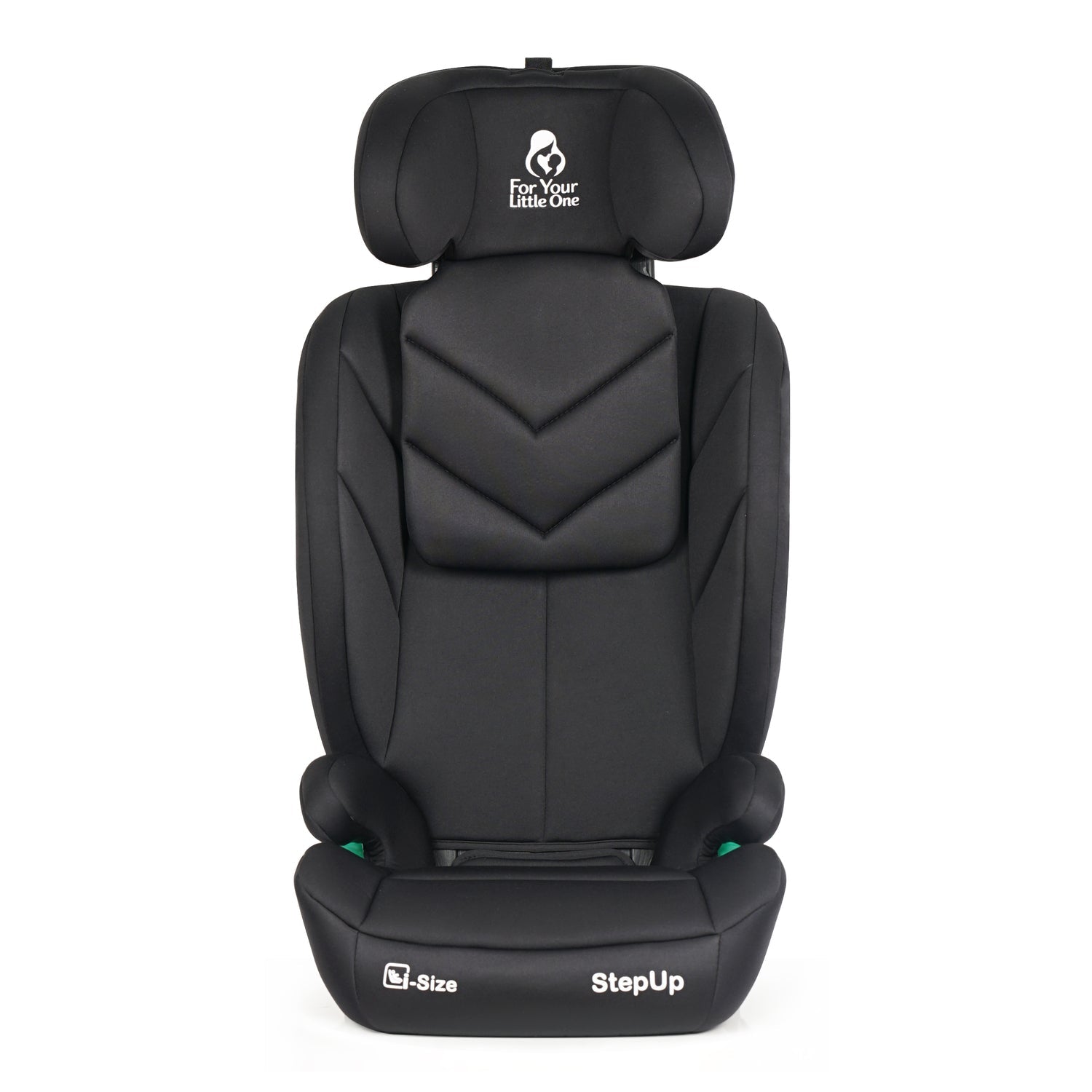 Stepup i-Size ISOFIX High-Back Booster – Midnight Black, 4-12 Years