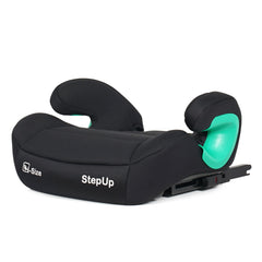 Stepup i-Size ISOFIX High-Back Booster – Midnight Black, 4-12 Years