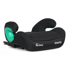 Stepup i-Size ISOFIX High-Back Booster – Midnight Black, 4-12 Years