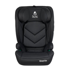 Stepup i-Size Belted High-Back Booster – Midnight Black, 4-12 Years