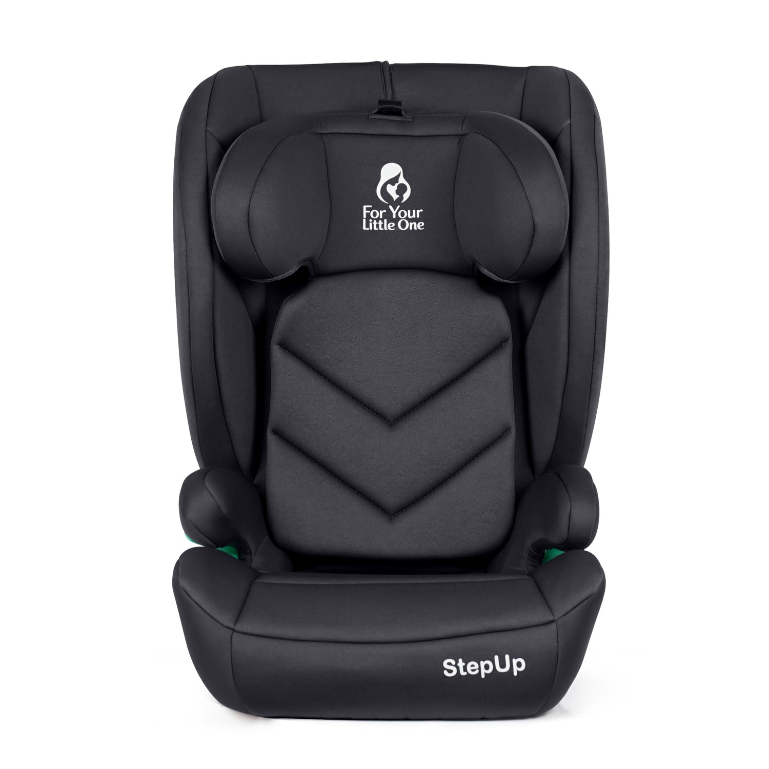Stepup i-Size Belted High-Back Booster – Midnight Black, 4-12 Years