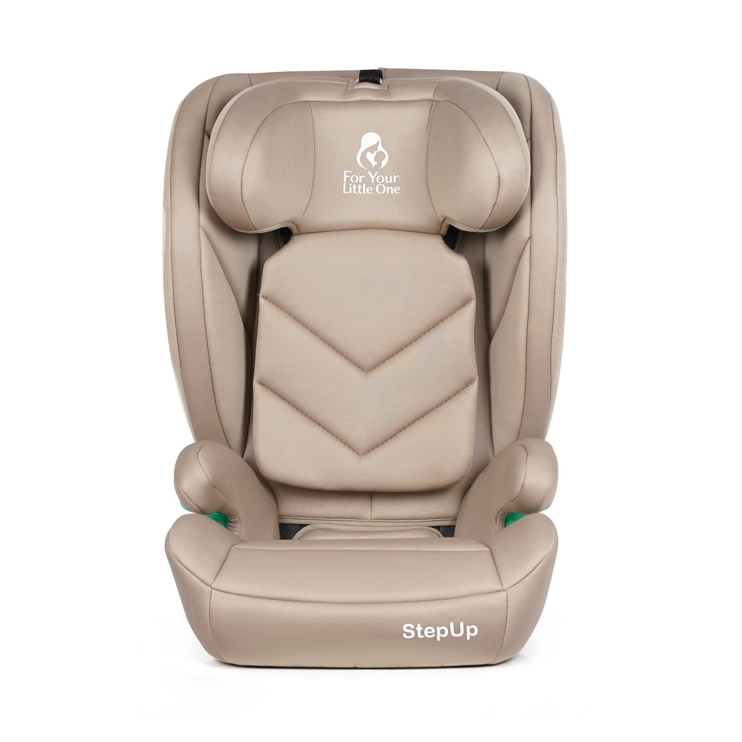 Stepup i-Size Belted High-Back Booster – Latte Beige, 4-12 Years